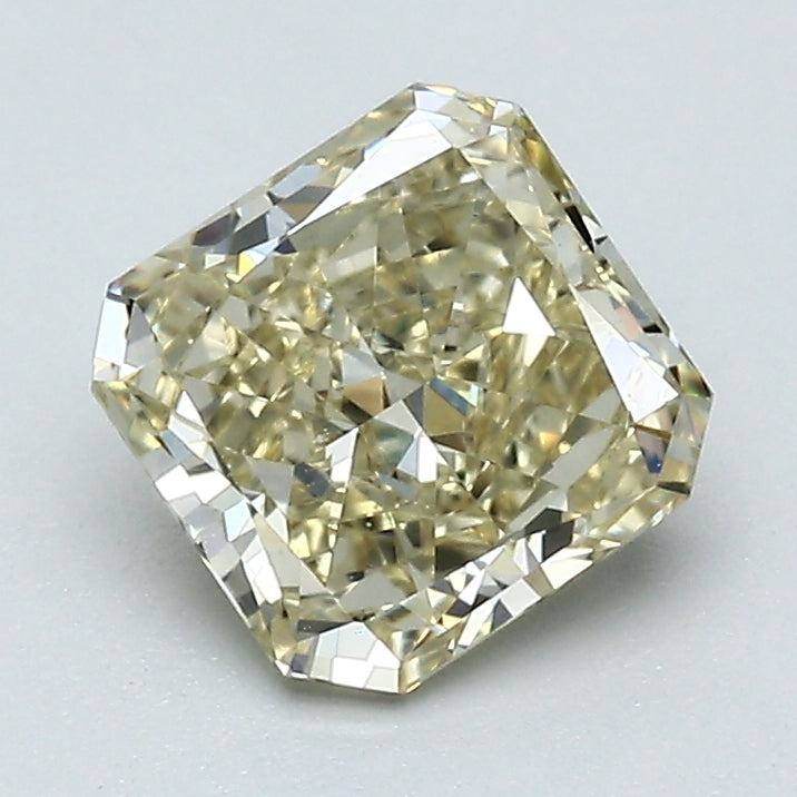1.26 Carat Radiant Cut Natural Mined Diamond Fancy Yellow Brown Color SI1 Clarity With GIA Certificate, natural diamonds, precious stones, engagement diamonds