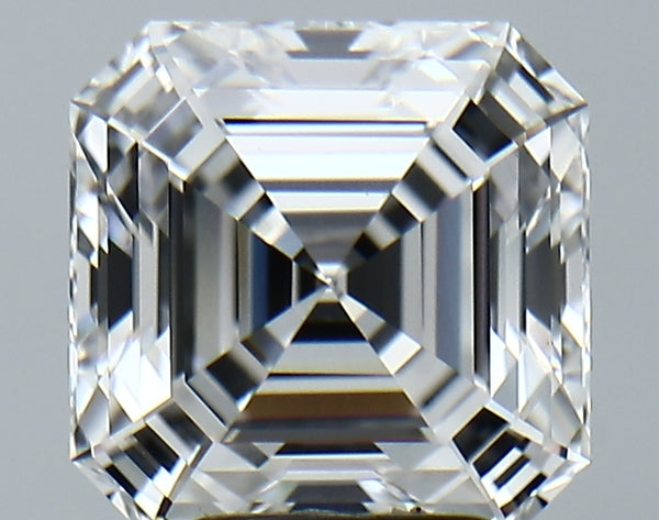 Lab-Grown 4.11 Carat Asscher Cut Diamond color E Clarity VVS2, precious stones, engagement diamonds
