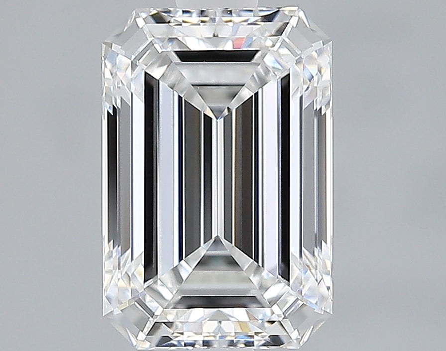 Lab-Grown 1.92 Carat Emerald Cut Diamond color D Clarity VVS2, precious stones, engagement diamonds