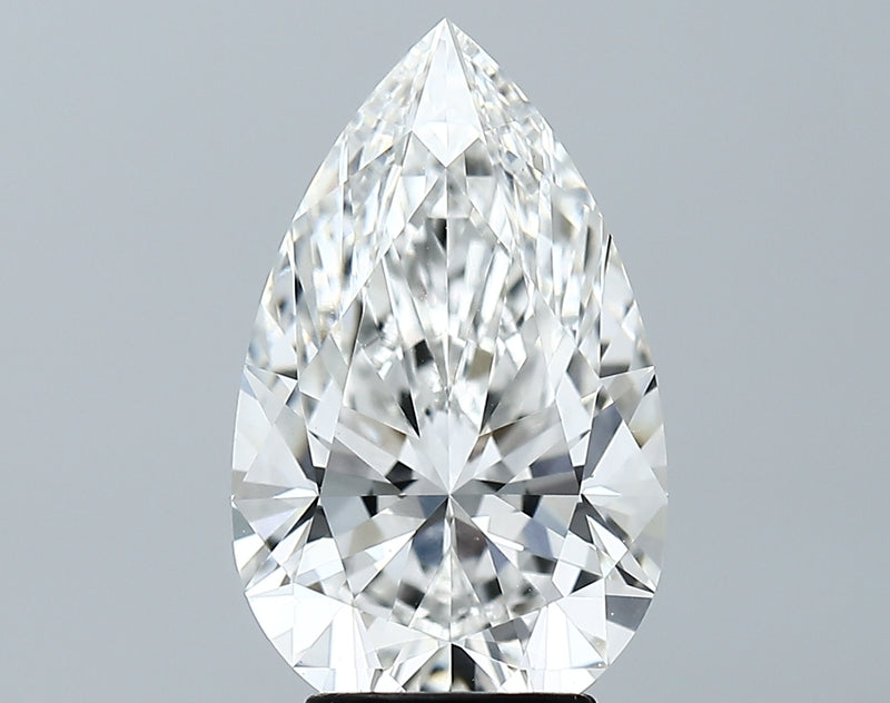 Lab-Grown 4.00 Carat Pear Shape Diamond color F Clarity VS1, precious stones, engagement diamonds