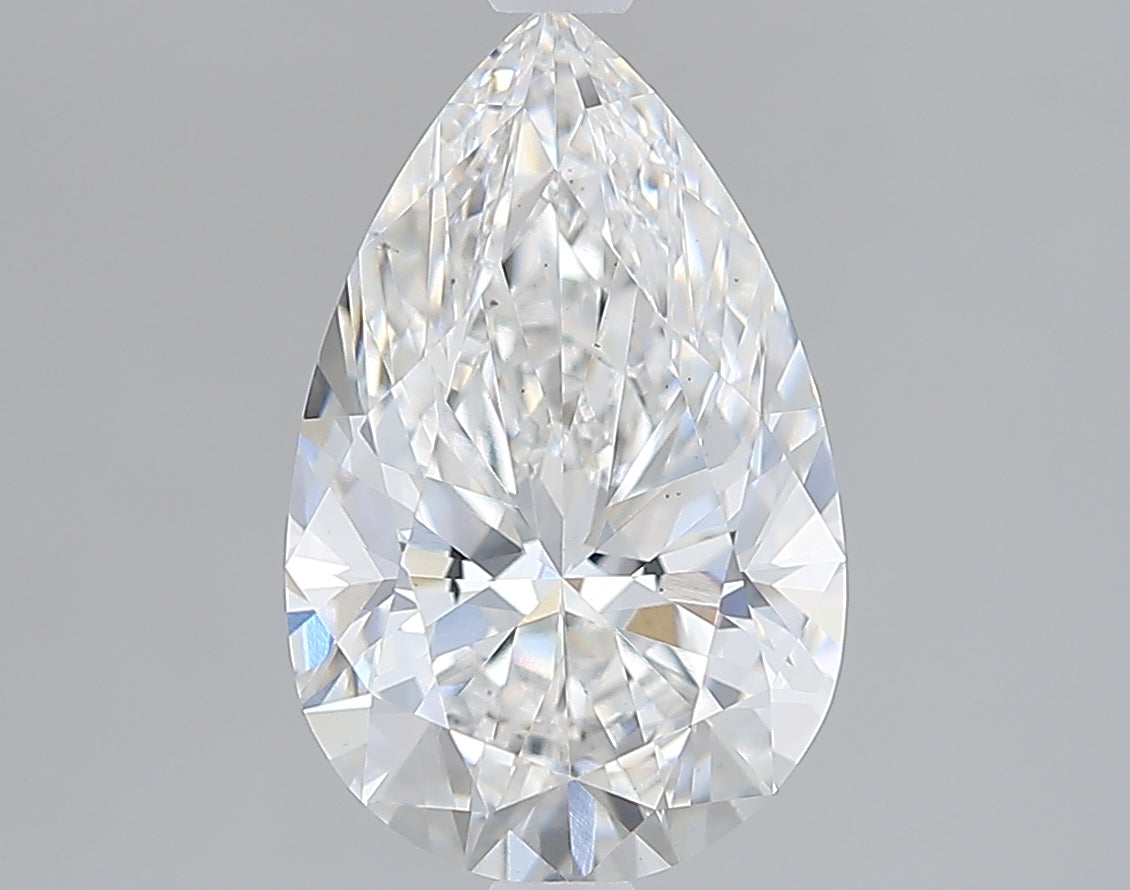 Lab-Grown 2.33 Carat Pear Shape Diamond color F Clarity VS2 With GIA Certificate, precious stones, engagement diamonds