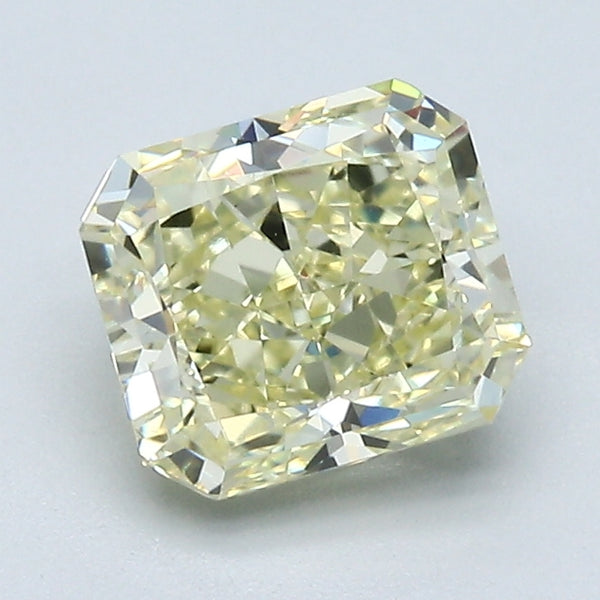 1.71 Carat Radiant Cut Natural Mined Diamond Fancy Light  Yellow Color VVS2 Clarity With GIA Certificate, natural diamonds, precious stones, engagement diamonds