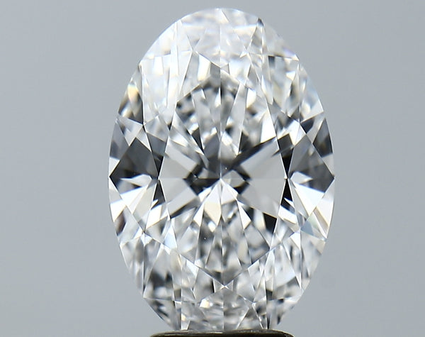 Lab-Grown 3.84 Carat Oval Shape Diamond color D Clarity VVS2 With GIA Certificate, precious stones, engagement diamonds