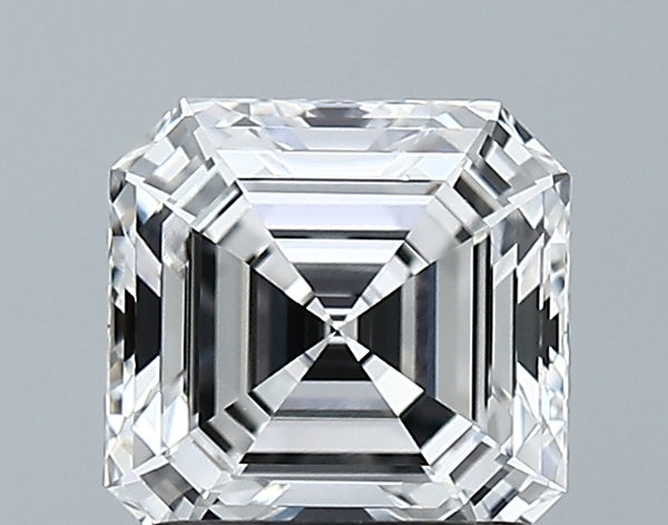 Lab-Grown 1.62 Carat Asscher Cut Diamond color F Clarity VVS1 With GIA Certificate, precious stones, engagement diamonds