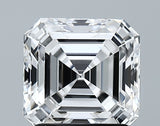 Lab-Grown 1.92 Carat Asscher Cut Diamond color F Clarity VVS2 With GIA Certificate, precious stones, engagement diamonds