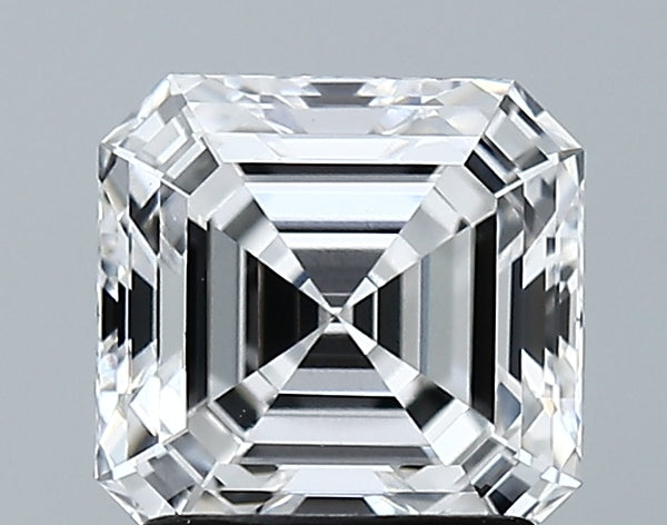 Lab-Grown 1.92 Carat Asscher Cut Diamond color F Clarity VVS2 With GIA Certificate, precious stones, engagement diamonds