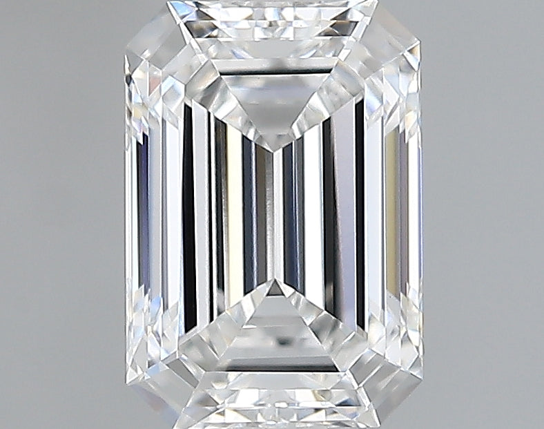 Lab-Grown 1.42 Carat Emerald Cut Diamond color D Clarity VVS2, precious stones, engagement diamonds