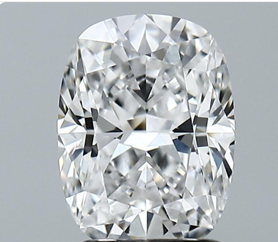 Lab-Grown 1.77 Carat Cushion Brilliant Diamond color E Clarity VVS2 With GIA Certificate, precious stones, engagement diamonds