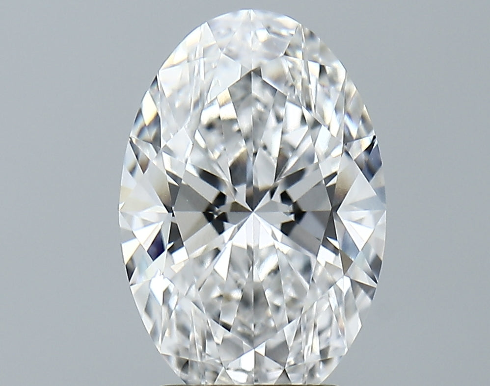Lab-Grown 3.12 Carat Oval Shape Diamond color E Clarity VVS2 With GIA Certificate, precious stones, engagement diamonds