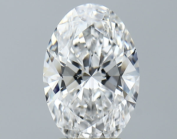 Lab-Grown 3.12 Carat Oval Shape Diamond color E Clarity VVS2 With GIA Certificate, precious stones, engagement diamonds