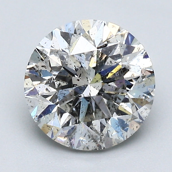 1.76 Carat Round Brilliant Natural Mined Diamond J Color I1 Clarity With GIA Certificate, natural diamonds, precious stones, engagement diamonds