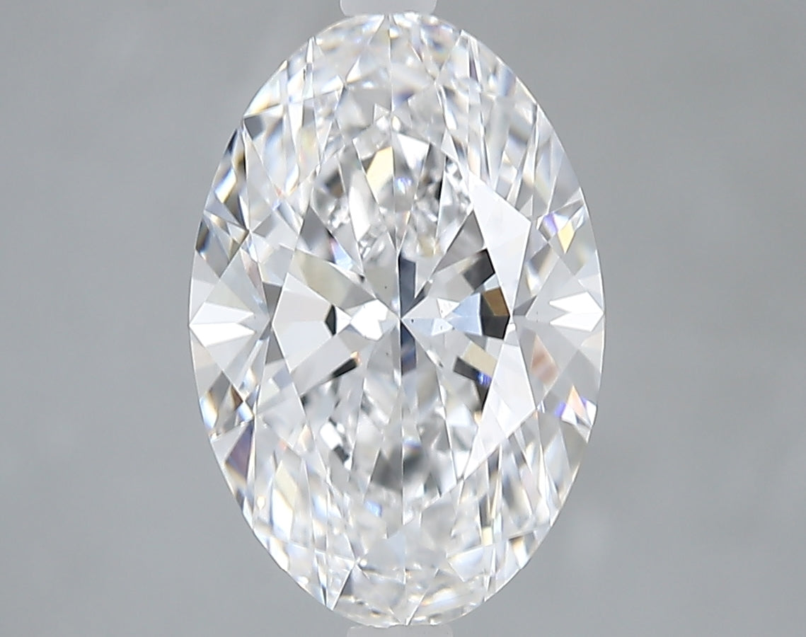 Lab-Grown 2.71 Carat Oval Shape Diamond color E Clarity VS1 With GIA Certificate, precious stones, engagement diamonds