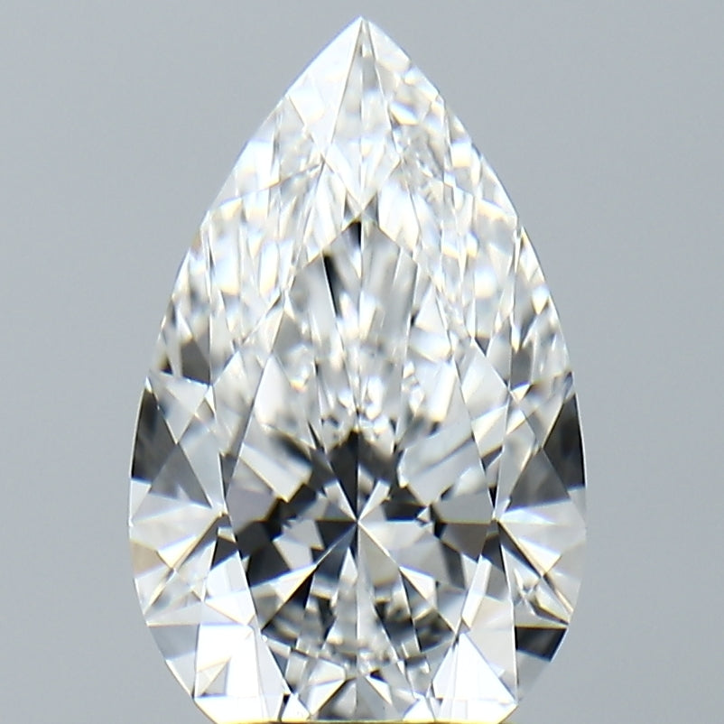 Lab-Grown 2.60 Carat Pear Shape Diamond color E Clarity VVS2, precious stones, engagement diamonds