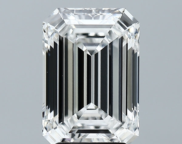 Lab-Grown 3.79 Carat Emerald Cut Diamond color E Clarity VVS2 With GIA Certificate, precious stones, engagement diamonds