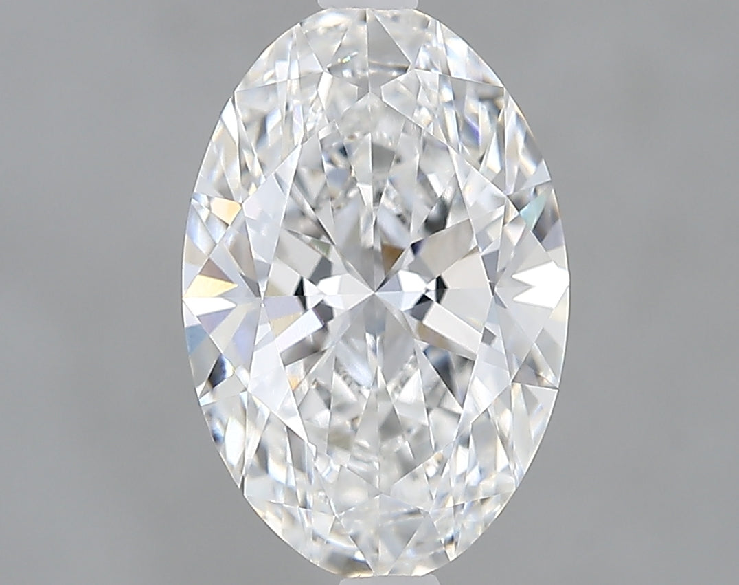 Lab-Grown 2.08 Carat Oval Shape Diamond color E Clarity IF, precious stones, engagement diamonds
