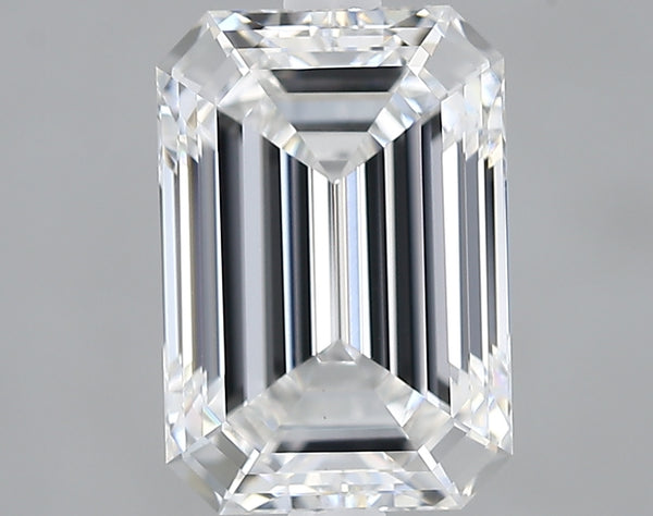 Lab-Grown 2.96 Carat Emerald Cut Diamond color E Clarity VVS2, precious stones, engagement diamonds