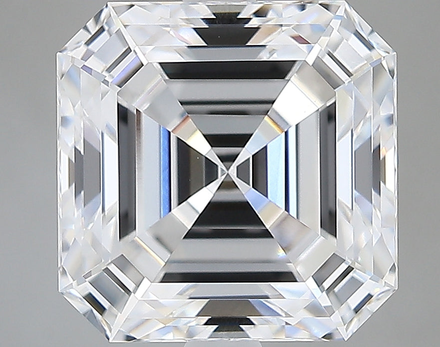 Lab-Grown 3.70 Carat Asscher Cut Diamond color D Clarity VVS2 With GIA Certificate, precious stones, engagement diamonds