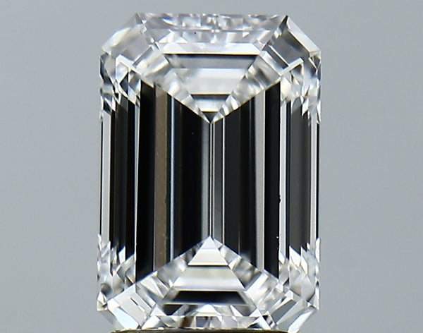 Lab-Grown 2.58 Carat Emerald Cut Diamond color E Clarity VVS2 With GIA Certificate, precious stones, engagement diamonds