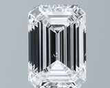 Lab-Grown 3.02 Carat Emerald Cut Diamond color E Clarity SI1 With GIA Certificate, precious stones, engagement diamonds