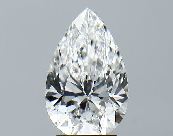 Lab-Grown 2.29 Carat Pear Shape Diamond color E Clarity VS1 With GIA Certificate, precious stones, engagement diamonds