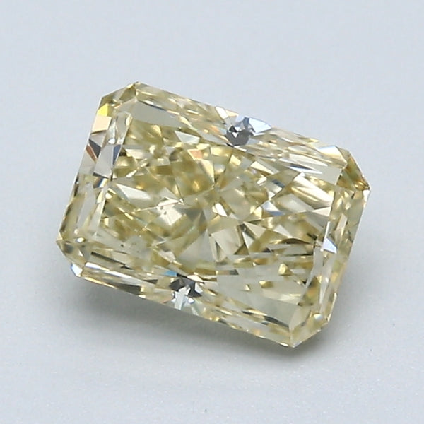 1.06 Carat Radiant Cut Natural Mined Diamond Fancy Light Brownish Yellow Color VS2 Clarity With GIA Certificate, natural diamonds, precious stones, engagement diamonds