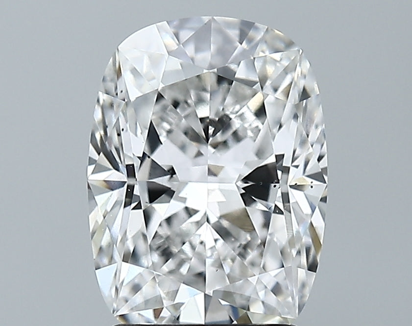 Lab-Grown 2.55 Carat Cushion Brilliant Diamond color E Clarity SI1 With GIA Certificate, precious stones, engagement diamonds