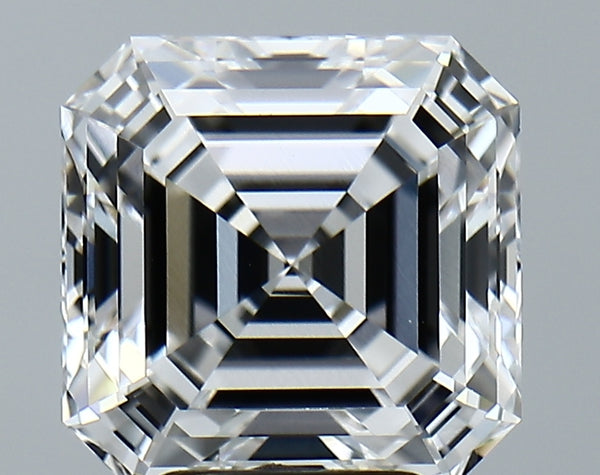 Lab-Grown 4.51 Carat Asscher Cut Diamond color D Clarity VVS2 With GIA Certificate, precious stones, engagement diamonds
