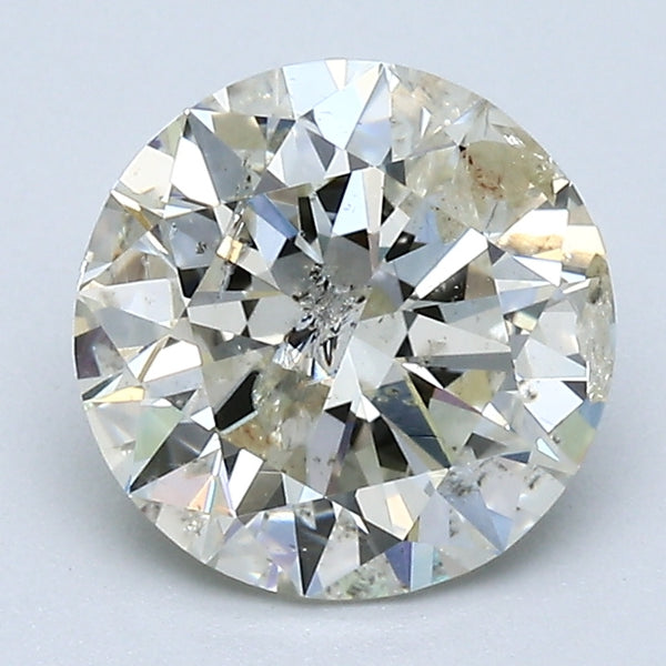 2.02 Carat Round Brilliant Natural Mined Diamond M Color I2 Clarity With GIA Certificate, natural diamonds, precious stones, engagement diamonds