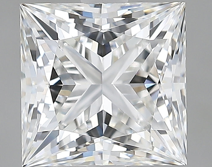 Lab-Grown 2.10 Carat Princess Cut Diamond color E Clarity VVS2, precious stones, engagement diamonds