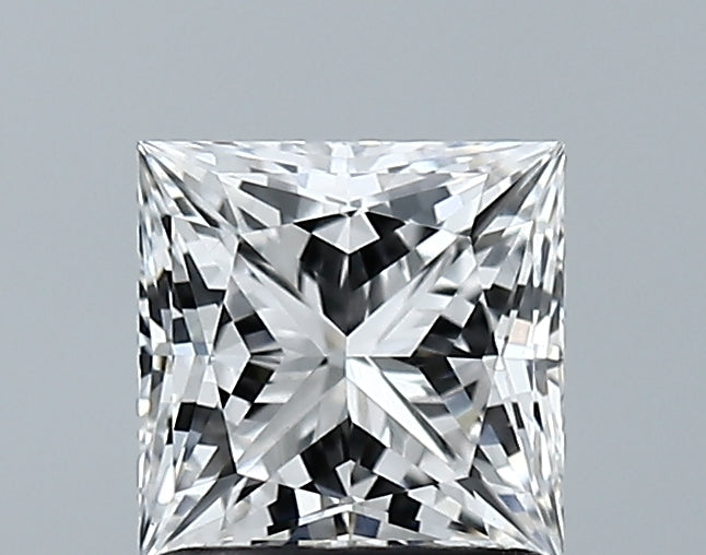 Lab-Grown 1.23 Carat Princess Cut Diamond color E Clarity VVS2 With GIA Certificate, precious stones, engagement diamonds