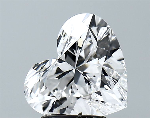 Lab-Grown 2.66 Carat Heart Shape Diamond color E Clarity VS1 With GIA Certificate, precious stones, engagement diamonds