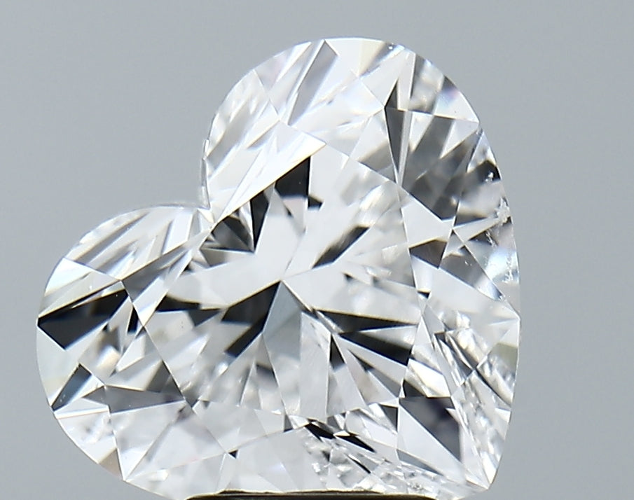 Lab-Grown 4.12 Carat Heart Shape Diamond color E Clarity VVS2 With GIA Certificate, precious stones, engagement diamonds