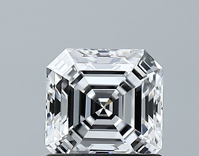 Lab-Grown 1.01 Carat Asscher Cut Diamond color D Clarity VS1 With GIA Certificate, precious stones, engagement diamonds