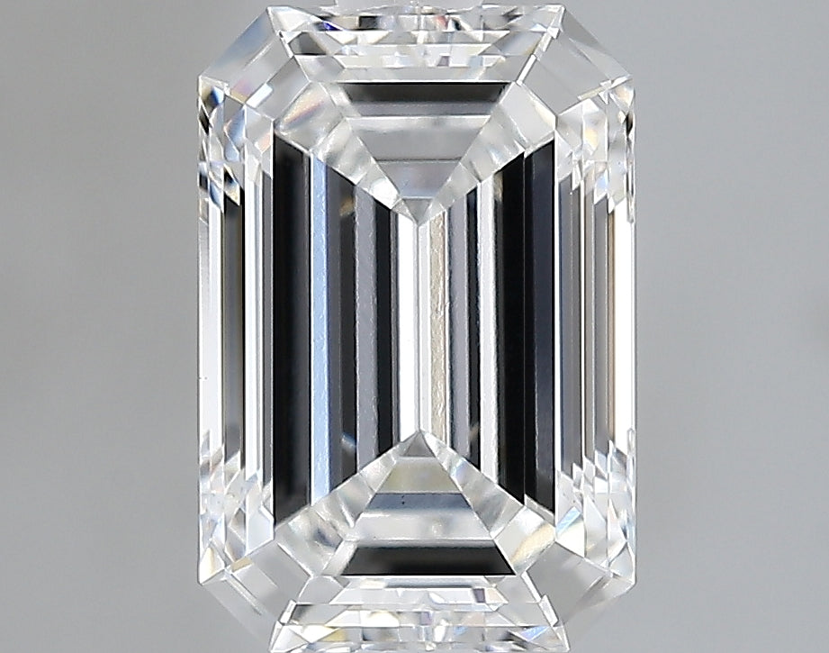 Lab-Grown 2.10 Carat Emerald Cut Diamond color E Clarity VS1, precious stones, engagement diamonds
