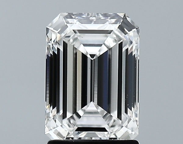 Lab-Grown 1.85 Carat Emerald Cut Diamond color E Clarity VS1 With GIA Certificate, precious stones, engagement diamonds