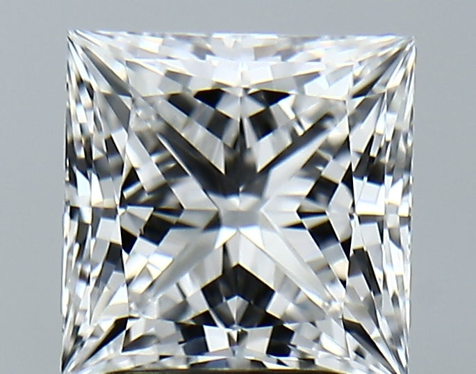 Lab-Grown 2.57 Carat Princess Cut Diamond color E Clarity VVS2 With GIA Certificate, precious stones, engagement diamonds