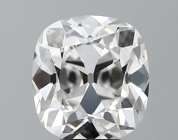 Lab-Grown 5.17 Carat Antique Cushion Cut Diamond color F Clarity VS2 With GIA Certificate, precious stones, engagement diamonds