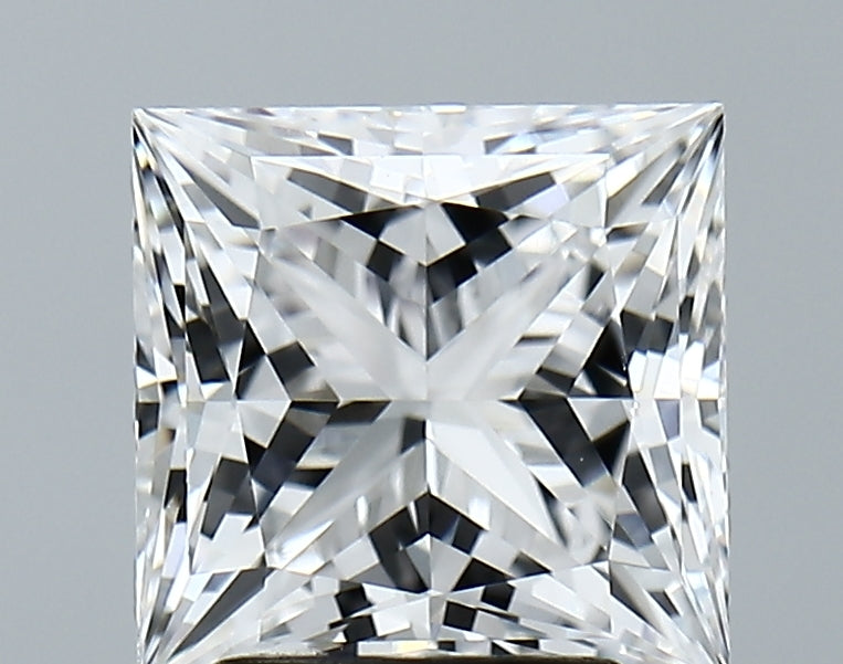 Lab-Grown 3.07 Carat Princess Cut Diamond color D Clarity VS2 With GIA Certificate, precious stones, engagement diamonds