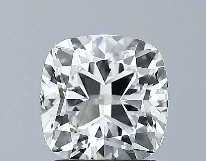 Lab-Grown 1.35 Carat Cushion Modified Brilliant Cut Diamond color D Clarity VVS2 With GIA Certificate, precious stones, engagement diamonds