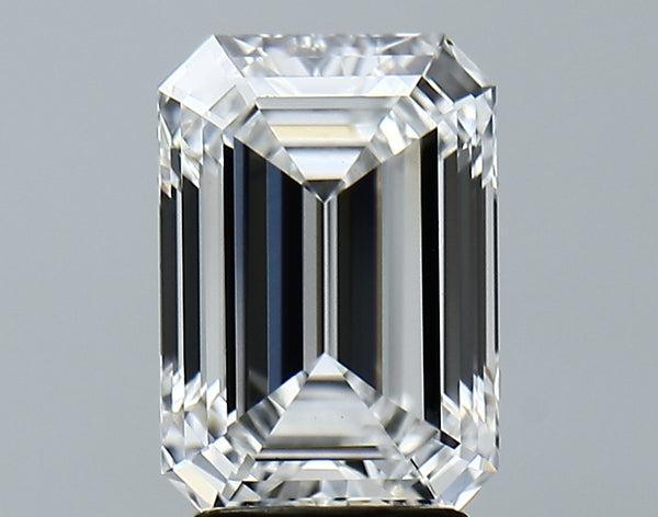 Lab-Grown 2.94 Carat Emerald Cut Diamond color E Clarity VS1 With GIA Certificate, precious stones, engagement diamonds