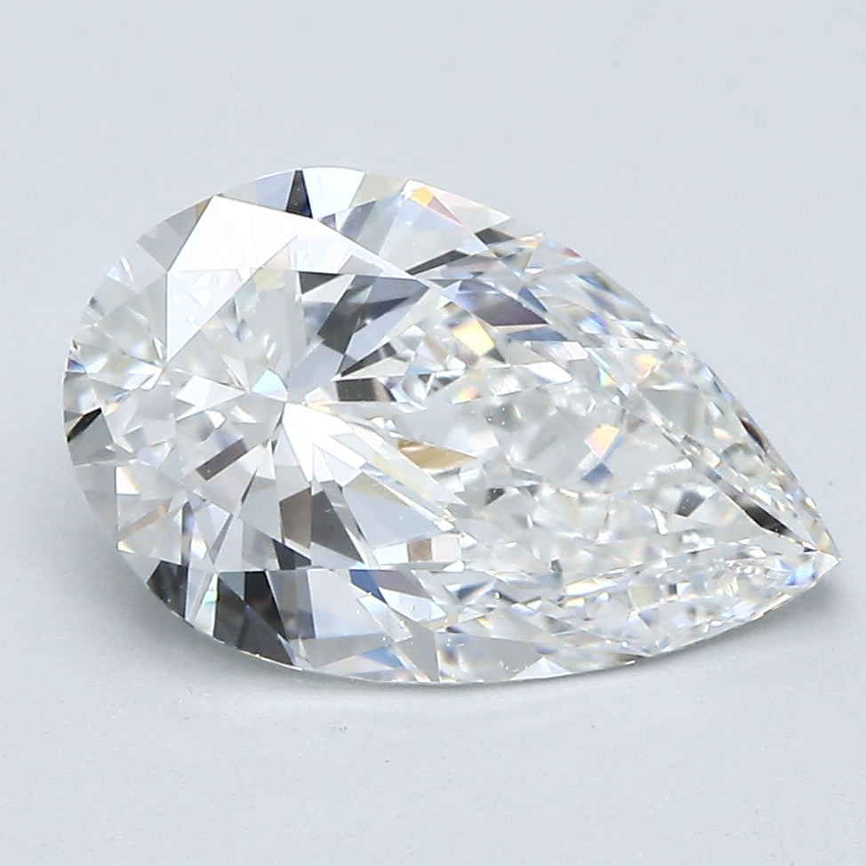 3.02 Carat Pear Shape Natural Mined Diamond E Color VS2 Clarity With GIA Certificate, natural diamonds, precious stones, engagement diamonds