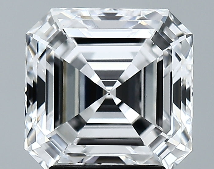 Lab-Grown 3.05 Carat Asscher Cut Diamond color D Clarity VS1 With GIA Certificate, precious stones, engagement diamonds