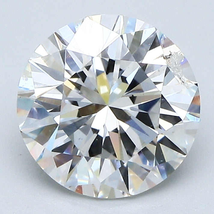 2.13 Carat Round Brilliant Natural Mined Diamond E Color I1 Clarity With GIA Certificate, natural diamonds, precious stones, engagement diamonds
