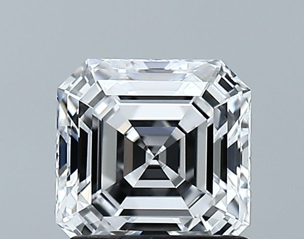 Lab-Grown 1.31 Carat Asscher Cut Diamond color D Clarity VS1 With GIA Certificate, precious stones, engagement diamonds