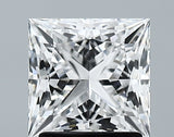 Lab-Grown 1.87 Carat Princess Cut Diamond color E Clarity VVS2 With GIA Certificate, precious stones, engagement diamonds