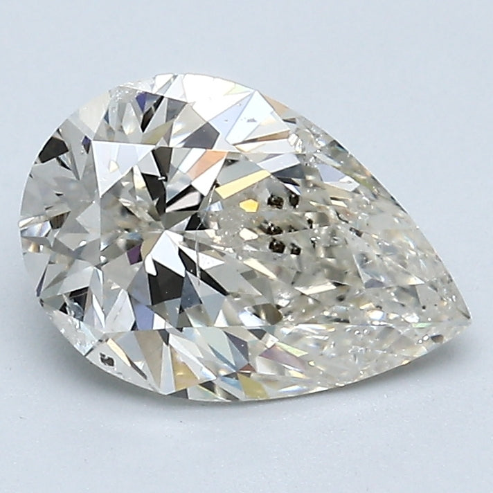 1.72 Carat Pear Shape Natural Mined Diamond K Color I1 Clarity With GIA Certificate, natural diamonds, precious stones, engagement diamonds