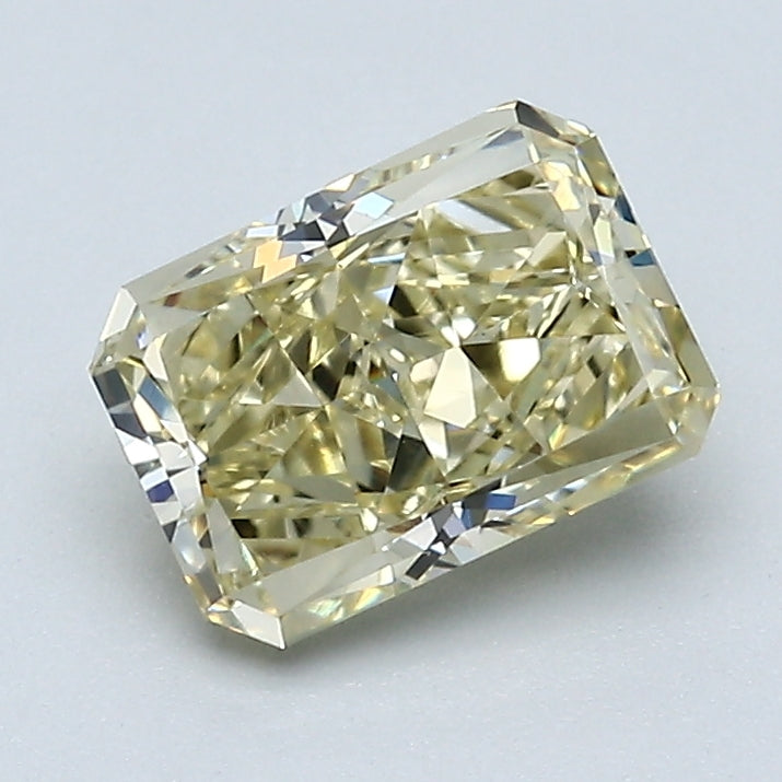 1.36 Carat Radiant Cut Natural Mined Diamond Fancy Yellow Brown Color VS1 Clarity With GIA Certificate, natural diamonds, precious stones, engagement diamonds