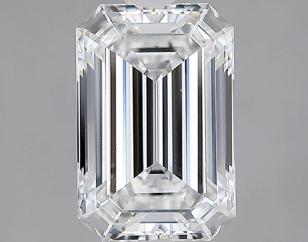 Lab-Grown 2.14 Carat Emerald Cut Diamond color E Clarity VVS2, precious stones, engagement diamonds