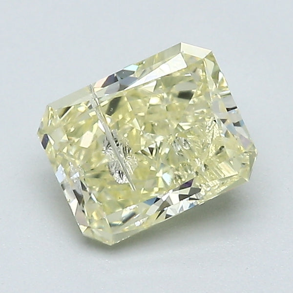 1.23 Carat Radiant Cut Natural Mined Diamond Fancy  Yellow Color I3 Clarity With GIA Certificate, natural diamonds, precious stones, engagement diamonds
