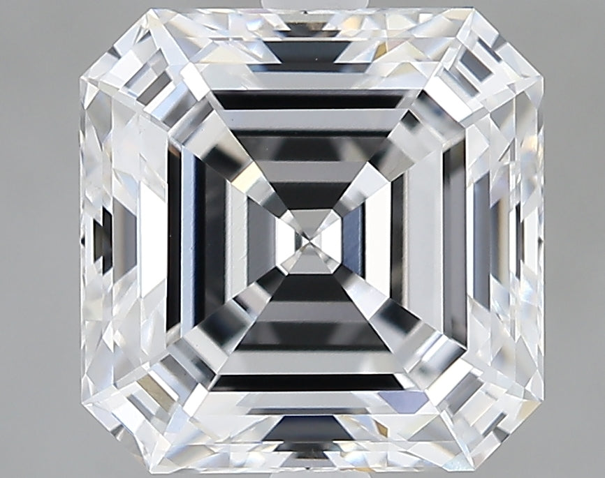Lab-Grown 3.32 Carat Asscher Cut Diamond color D Clarity VVS2 With GIA Certificate, precious stones, engagement diamonds